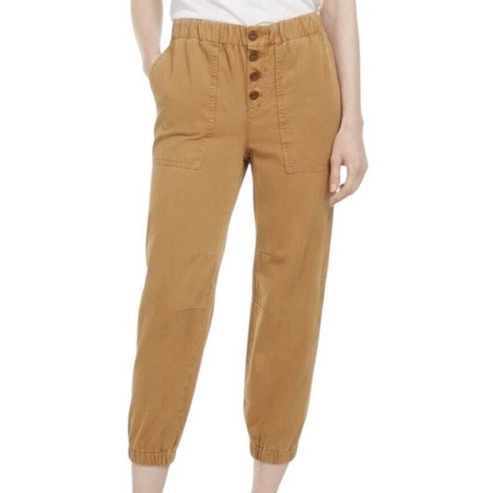 Free People cotton casual pants with elastic cuffs